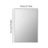 Frameless Decorative Wall Glass Mirror Beveled Bathroom Vanity Mirror