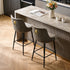 360° Swivel High Bar Stools Upholstered Height Kitchen Island Leather Counter Chair