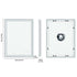 Square Backlit Smart LED Bathroom Mirror