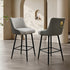 360° Swivel High Bar Stools Upholstered Height Kitchen Island Leather Counter Chair