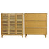 2/3 Doors Bamboo Shoes Storage Cabinet with Slatted Doors & Shelves for Entryway, Hallway