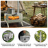 Outdoor Camping Tent Wood Burner Stove Fire Pit with 7 Chimney Pipes