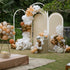 Set of 3 White Metal Wedding Arch Backdrop Stand