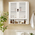 Bathroom Cabinet Bamboo Over-The-Toilet Storage Organizer Wall Mounted Kitchen Shelves