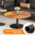 Round Living Room Side Table Set, Two Packages Shippment