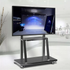 Rolling TV Cart Bracket TV Floor Stand Mount 32-80" for Home Meetings Teaching
