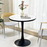 Leisure Dining Table: Round Dining Table No Chairs Sintered Stone Kitchen Coffee Table Pedestal Base