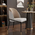 Set Of 2 Luxurious Upholstered Dining Room Chairs, Two Toned Design