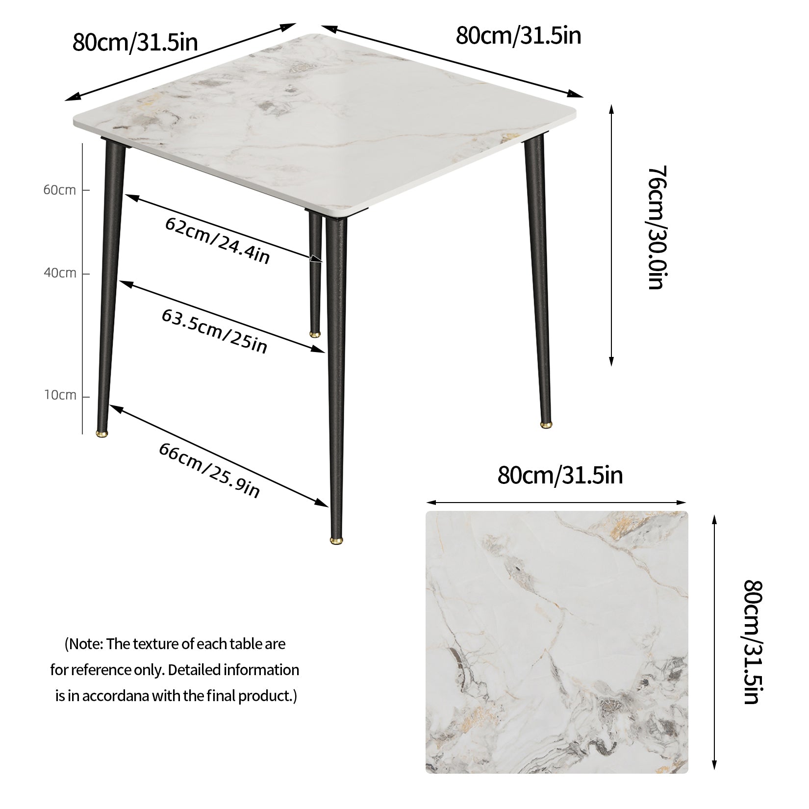 Luxury Kitchen Dining Table for Dining Room