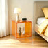 Square Cube Acrylic Record Player Table Open Storage Shelf Acrylic Sofa Side Table