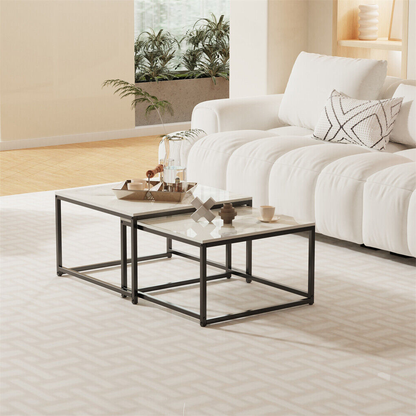 Modern-Inspired Nesting Coffee Table Set