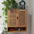 Bathroom Cabinet Bamboo Over-The-Toilet Storage Organizer Wall Mounted Kitchen Shelves