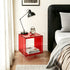 Square Cube Acrylic Record Player Table Open Storage Shelf Acrylic Sofa Side Table