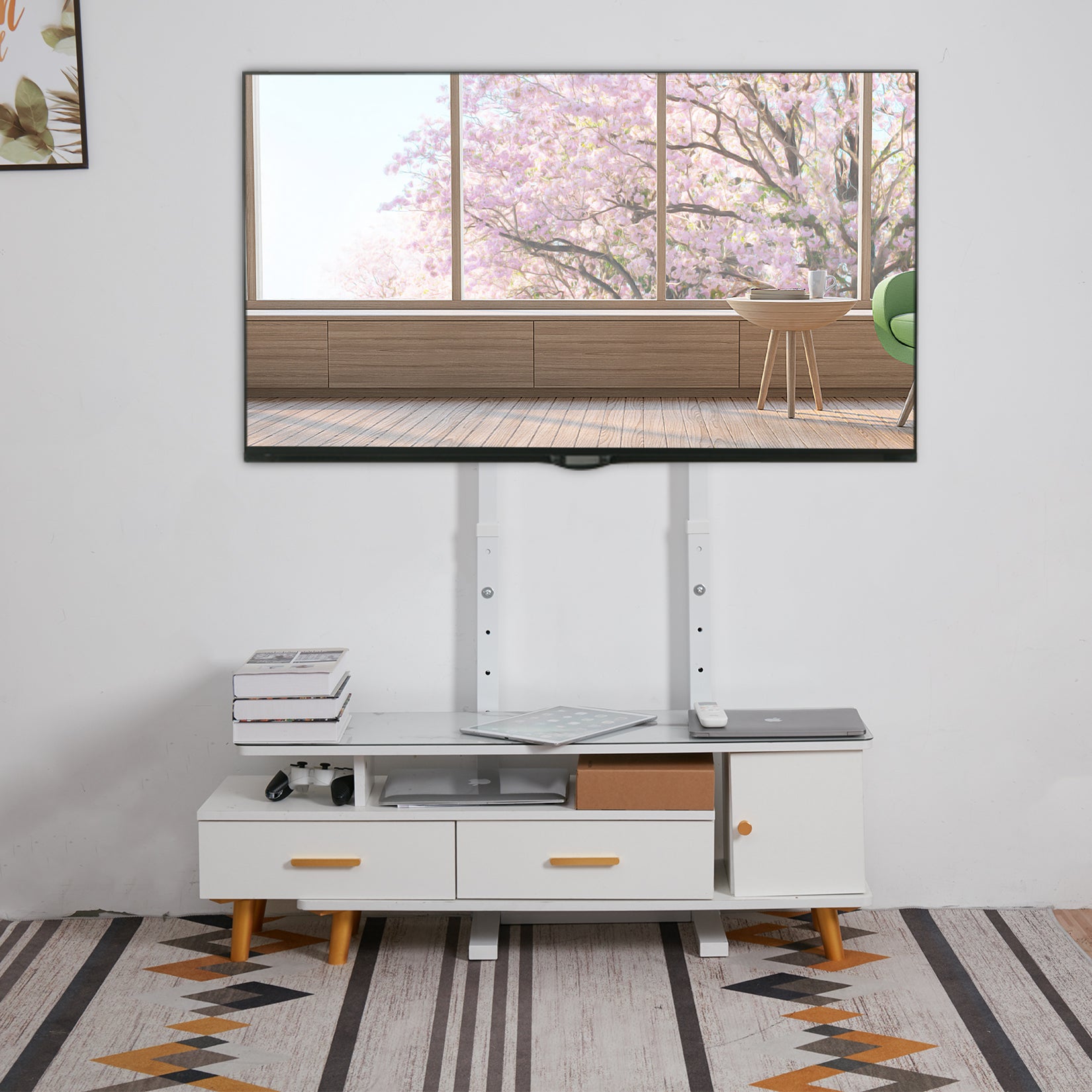 ONKRON Easel TV Stand for 32-65 Inch Screen up to 77 lbs, Height Adjustable TV Stand ONKRON Easel TV Stand for 32-65 Inch Screen up to 77 lbs, Height Adjustable TV Stand