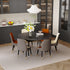 Round Extendable Dining Table 31.5'' to 51.2’'