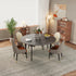 Round Extendable Dining Table 31.5'' to 51.2’'