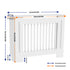FATIVO High Radiator Cover Wood Cabinet: Internal Height 91cm White Heater Cover, Horizontal/Vertical Slats Radiator Cover Option