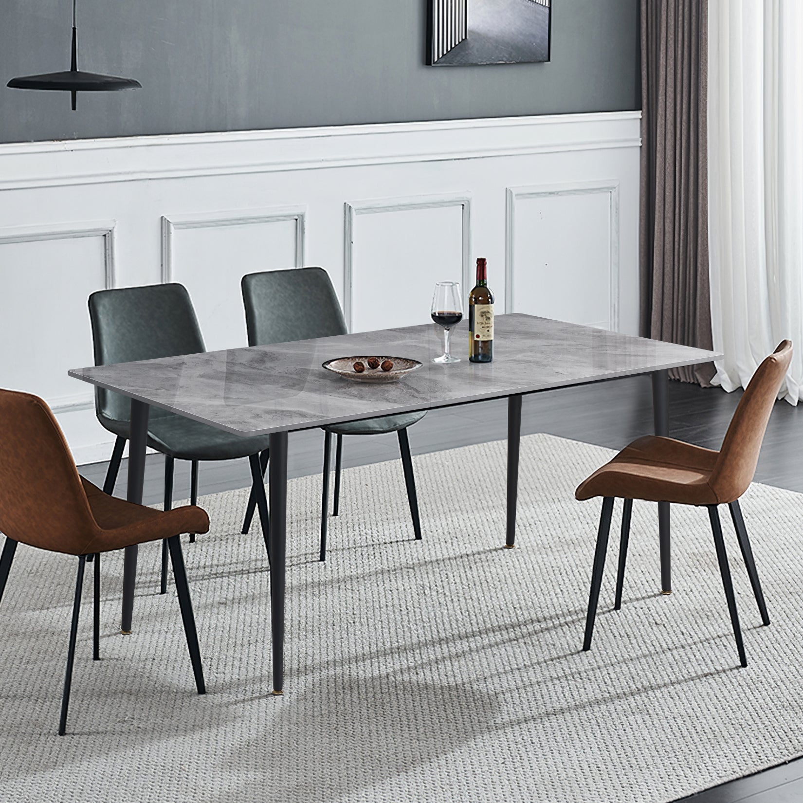 Kitchen Dining Table Rectangular No Chairs – WisFor