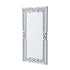 Rectangular Glass Crushed Diamond Wall Mirror Diamonds Inlay Hanging Decor Mirror