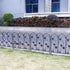 5Panels Decorative Garden Fence Coated Metal Wire Fencing Barrier for Backyards, Paths