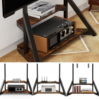 Mobile TV Stand with Rolling Wheels -  Self Innovative Design