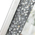 Rectangle Wall Accent Mirror with Crystal Crush Diamonds Inlay