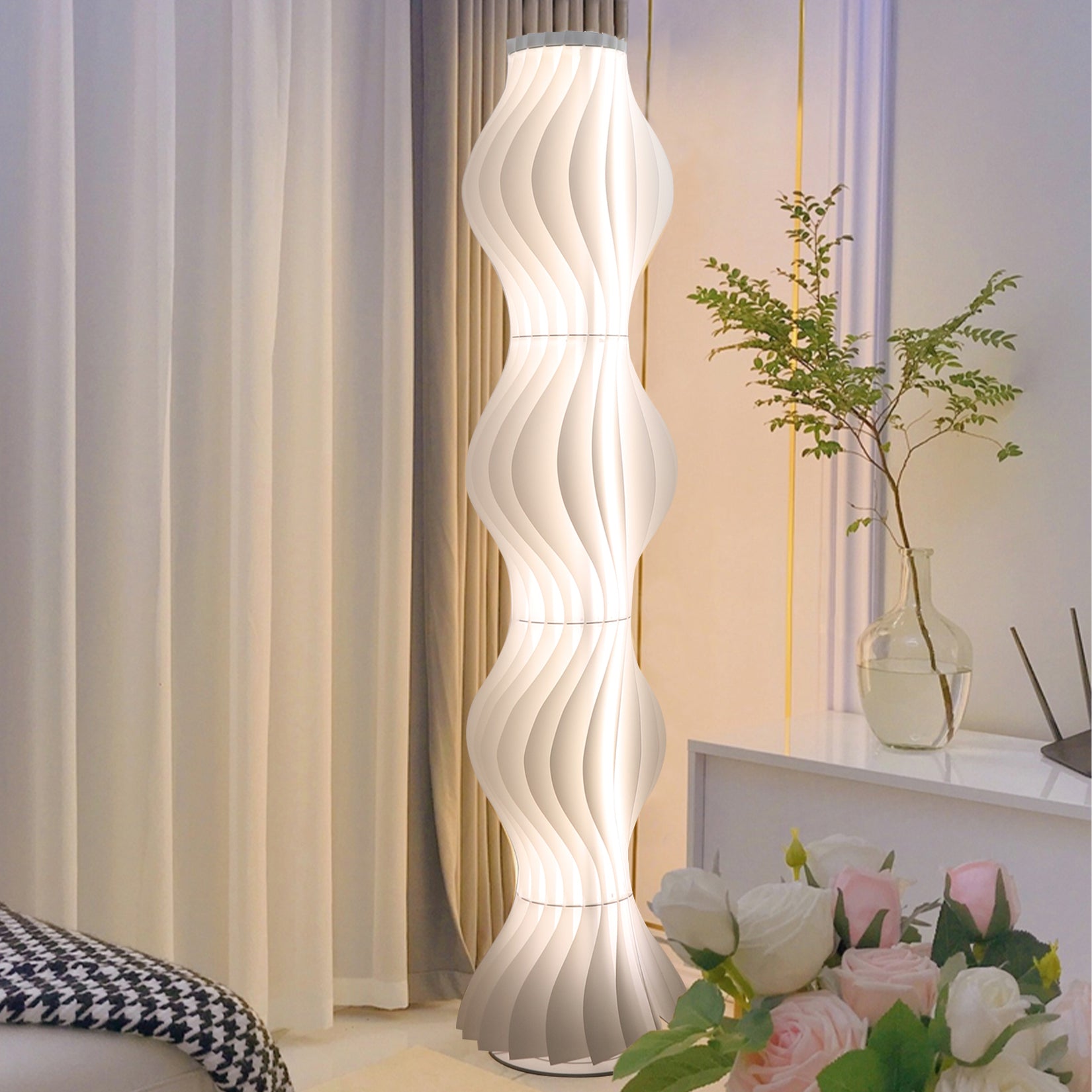 Art Tall Standing Floor Lamp Living Room Ambient Lights for Home