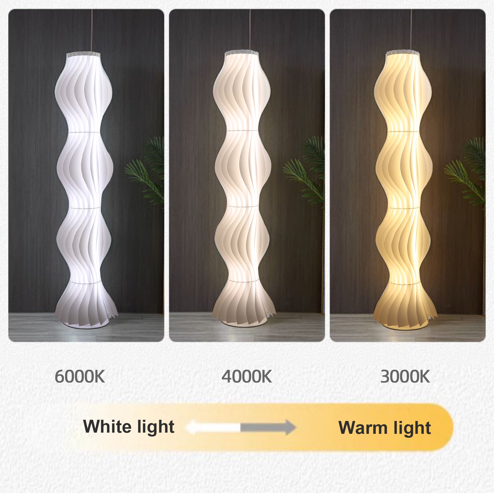 Art Tall Standing Floor Lamp Living Room Ambient Lights for Home