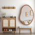 Asymmetrical Wood Mirror Irregular Wall Mirror, Same as Amazon