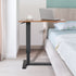 Overbed Bedside Table, Height Adjustable with Wheels