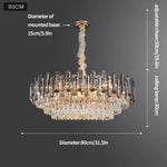 Shining Crystal Chandelier Ceiling Lamp