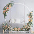 Round Circle Wedding Stand Metal Single Hoop