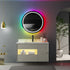 Round Led RGB Backlit Bathroom Mirror, Same as Amazon