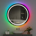 Round Led RGB Backlit Bathroom Mirror, Same as Amazon