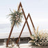 wooden wedding stand