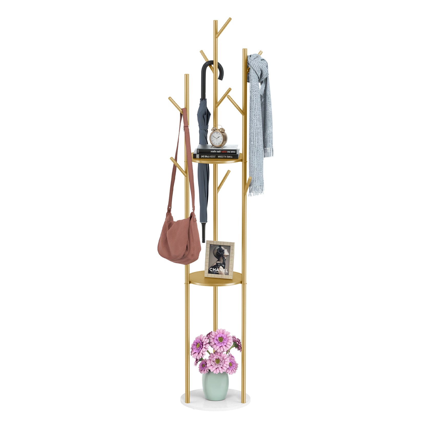 Budget-friendly Garment Stand Hall Tree Coat Rack