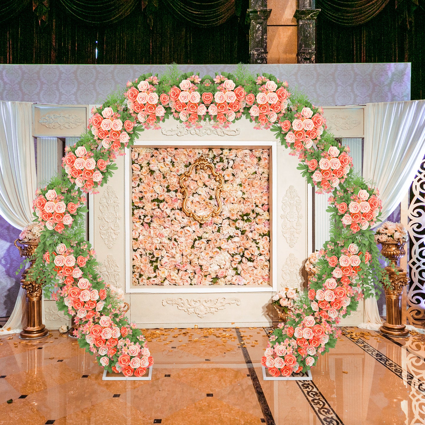 Metal Wedding Archway Backdrop Stand