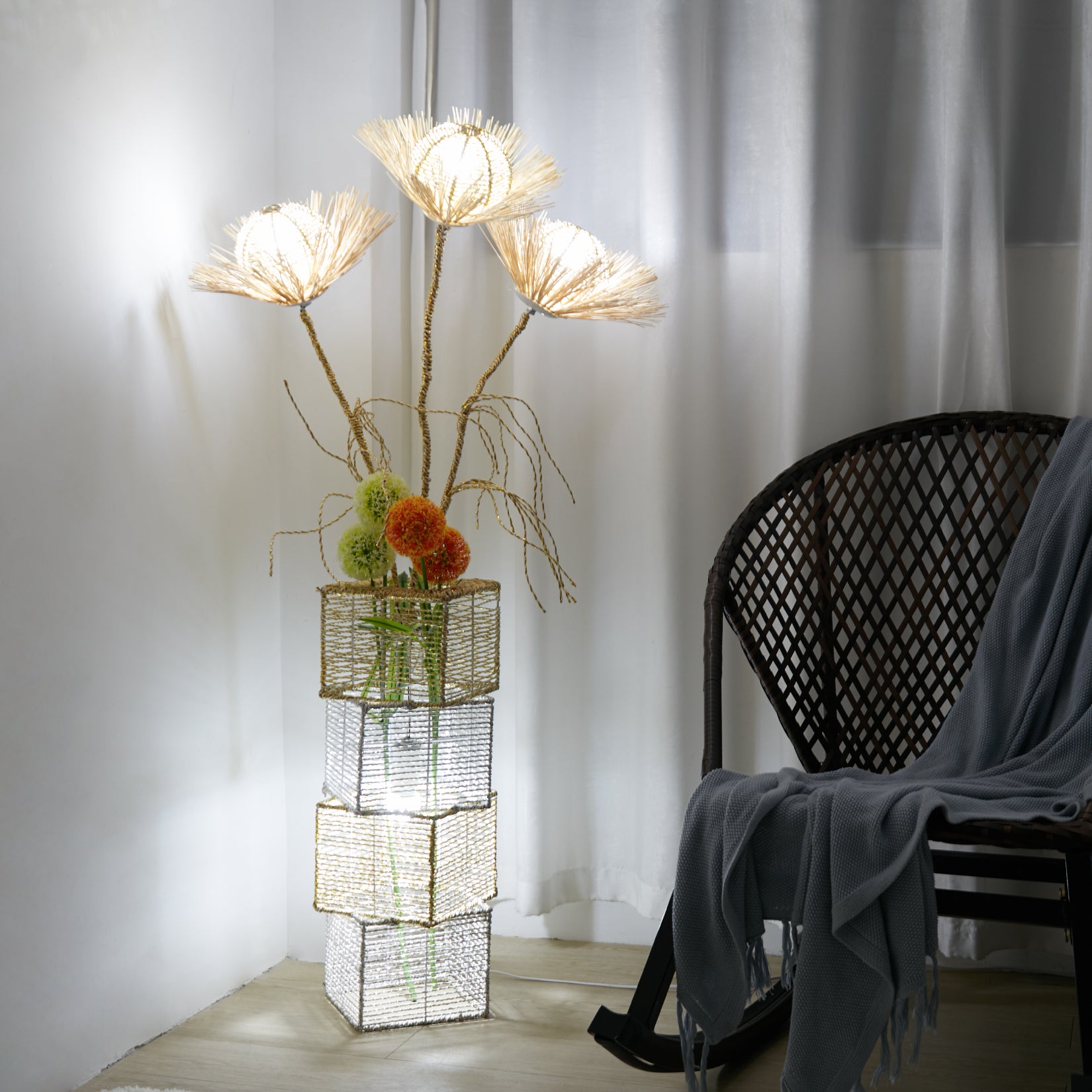 Pastoral Led Floor Lamp Accent Lights