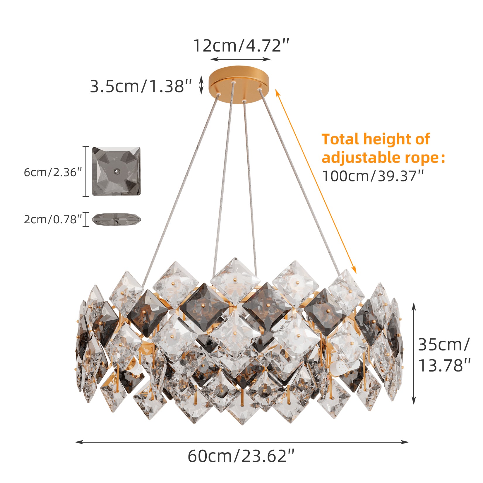 Sparkle Chandelier Lamp Ceiling Lights Fixtures