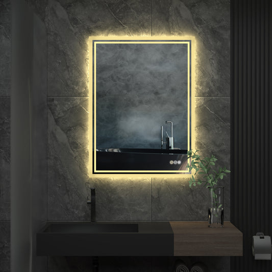 Square Backlit Smart LED Bathroom Mirror