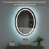 Oval RGB Bathroom Mirror