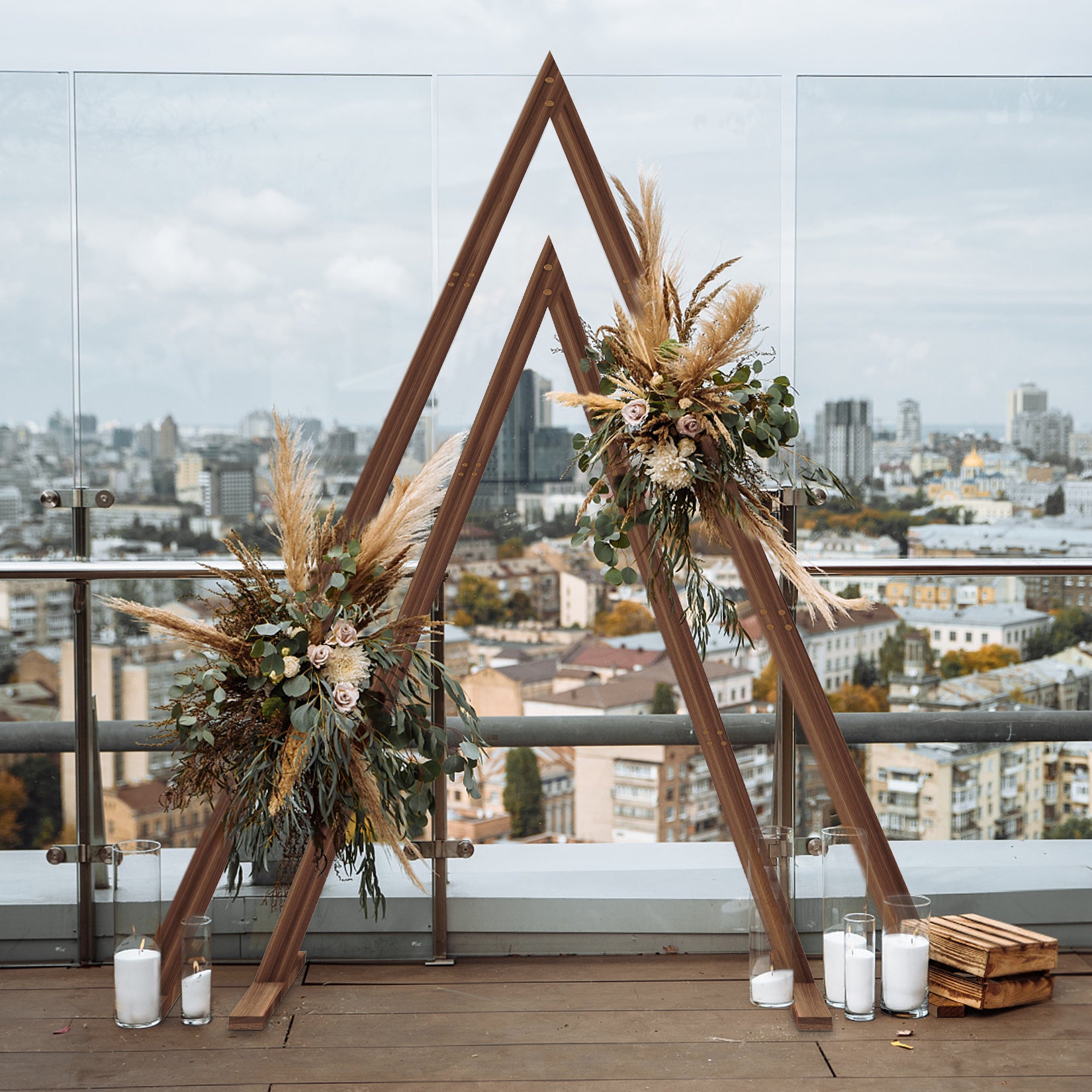 wedding stand with decoration