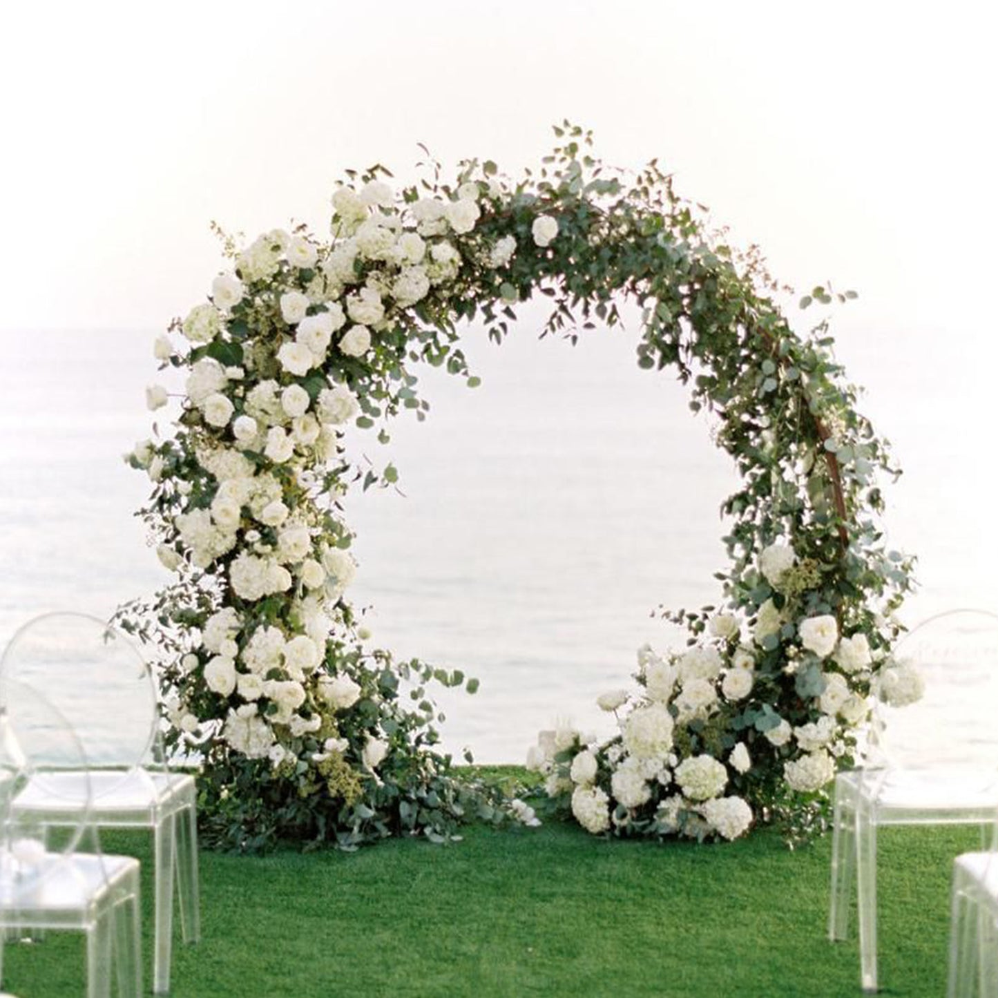 Round Wedding Archway Floral Stand