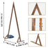 Wooden Wedding Arch Stand Triangle Base