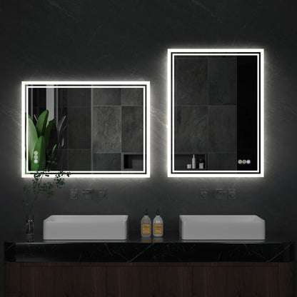 Wall Mounted Led Backlit Bathroom Mirror