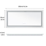 Rectangle Led Backlit Bathroom Vanity Mirror For Bathroom Makeover