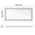 Rectangle Led Backlit Bathroom Vanity Mirror For Bathroom Makeover