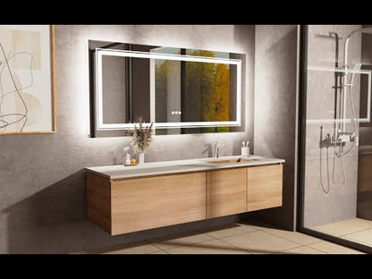 Rectangle Led Backlit Bathroom Mirror Vanity Mirror For Bathroom Makeover