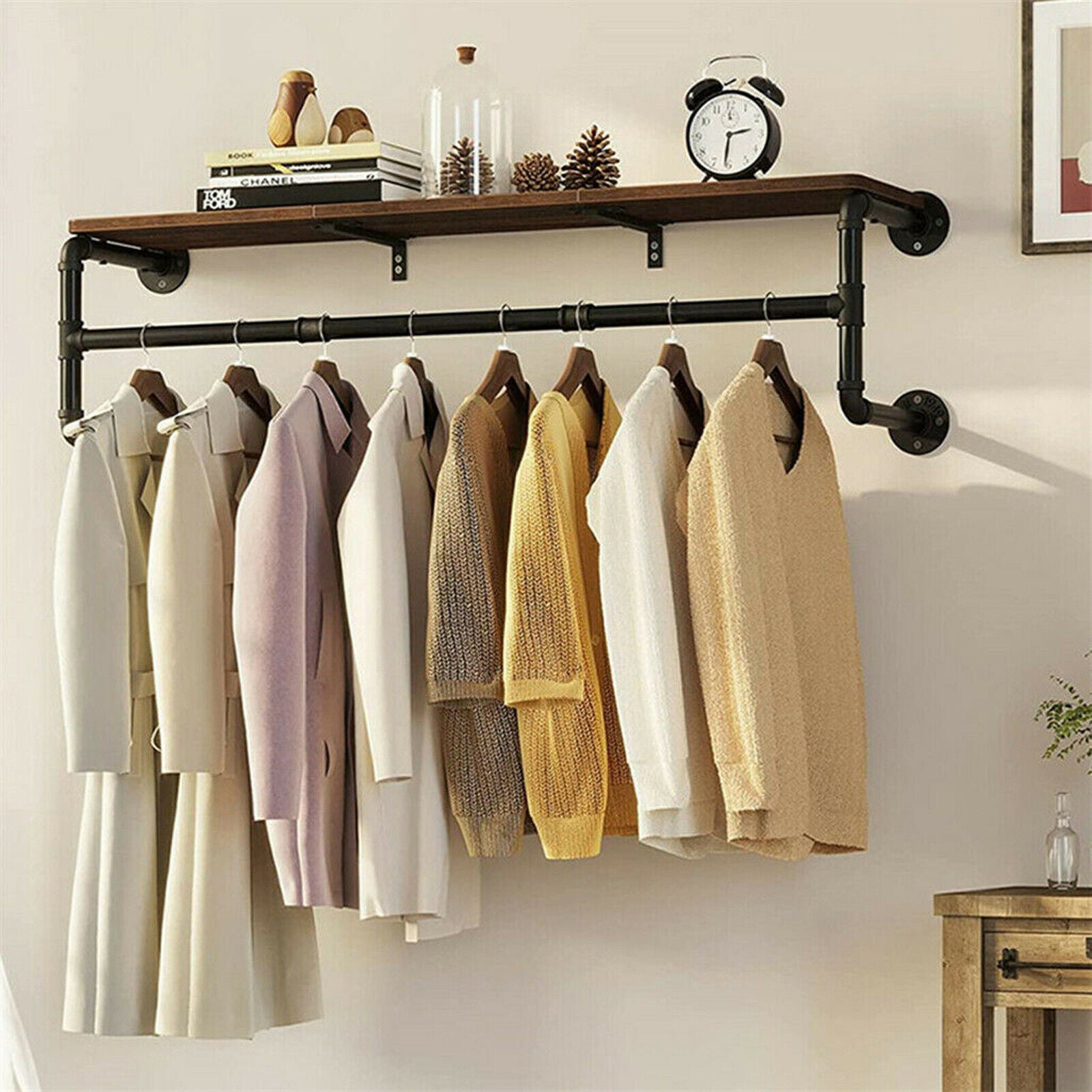industrial pipe clothes rack